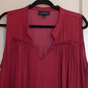 LANE BRYANT SLEEVELESS BLOUSE PLUS SIZE 18